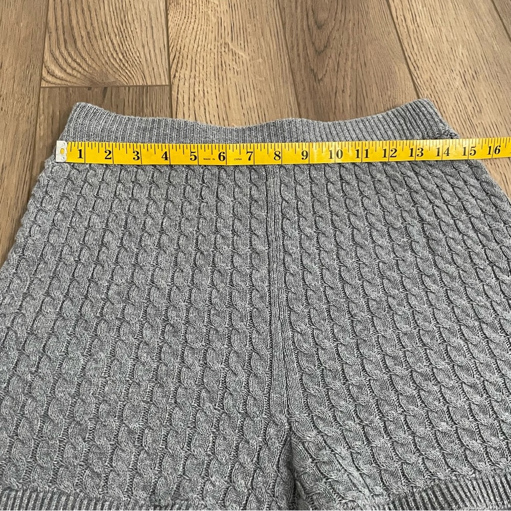 L’ academie Maja Knitted Gray Shorts - Picture 9 of 9